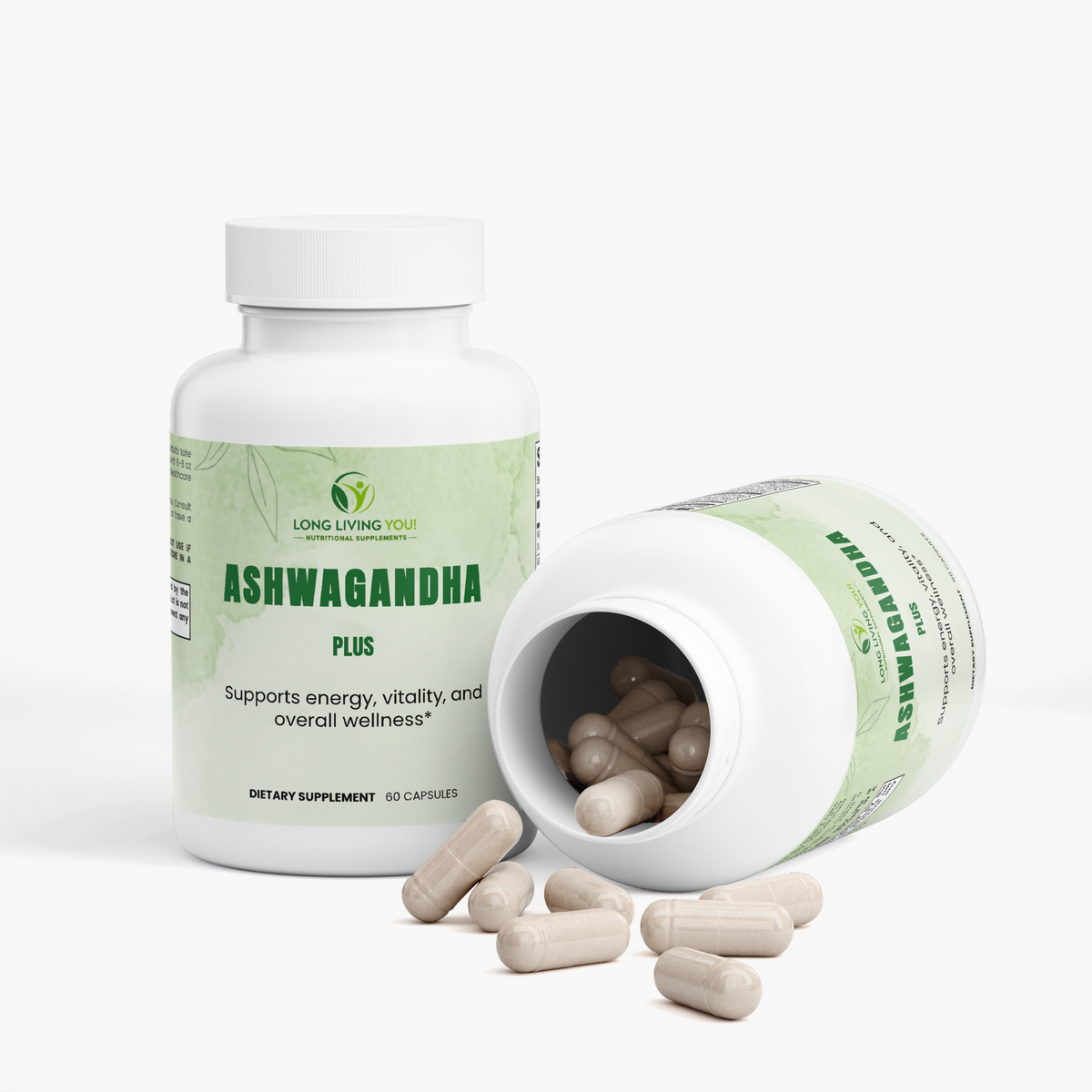 Ashwagandha Plus | with Vitamin D3, B6, B12, + More