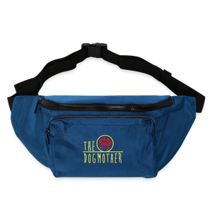 The Dog Mother Large Crossbody Fanny Pack - blue