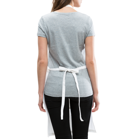 Image of The Dog Mother Adjustable Apron - white