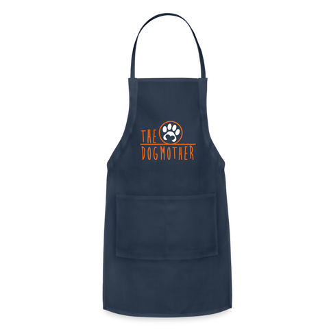 Image of The Dog Mother Adjustable Apron - navy