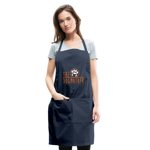 Image of The Dog Mother Adjustable Apron - navy