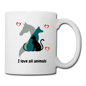I love all animals Coffee/Tea Mug