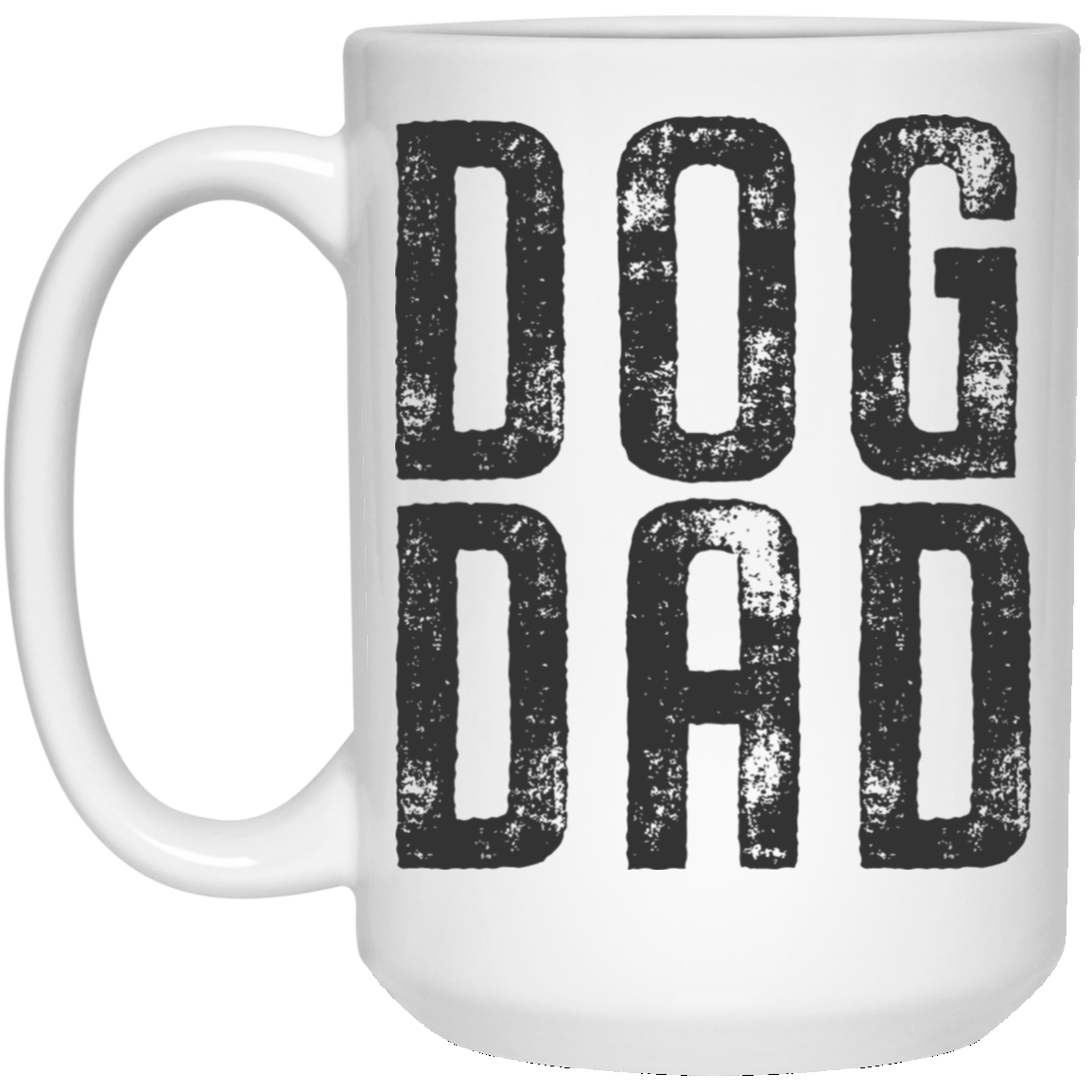 Dog Dad White Mug
