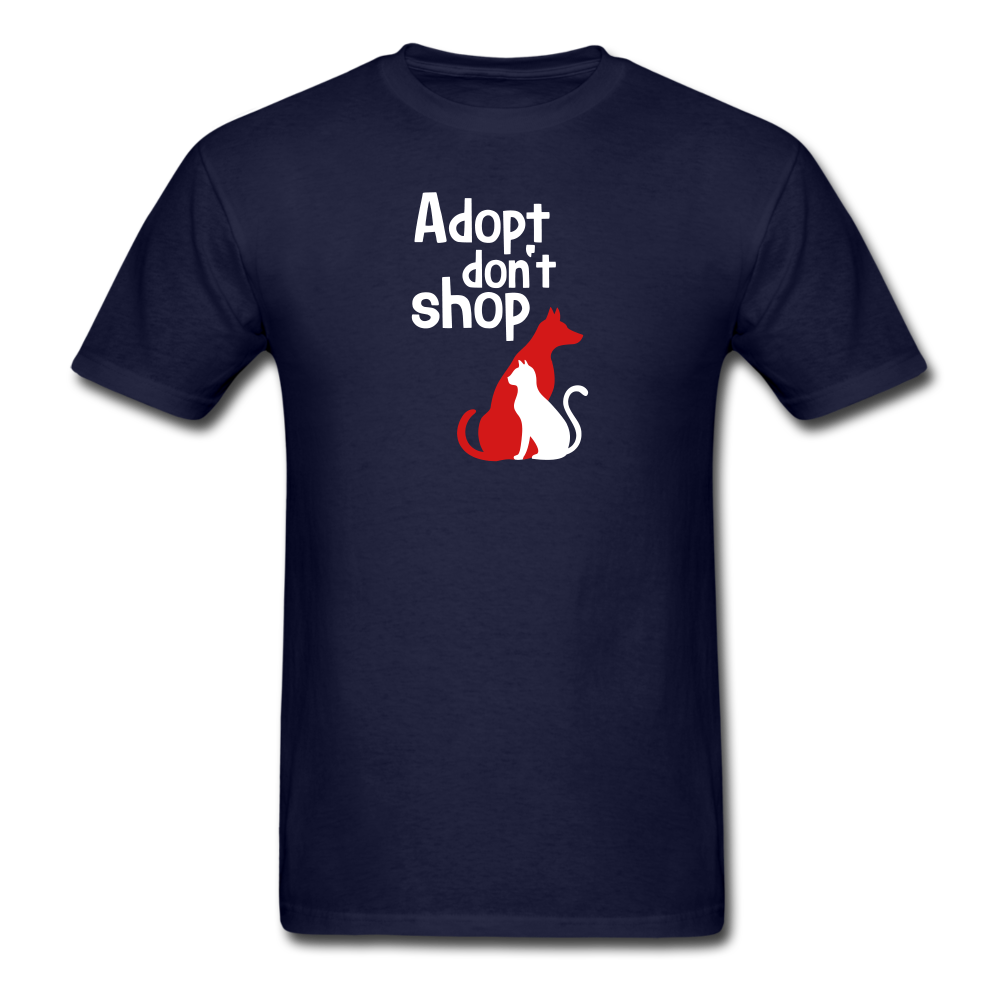 Adopt don't Shop Men's T-Shirt - navy
