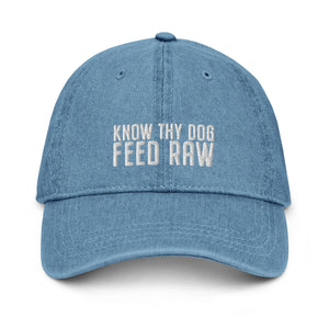 Know Thy Dog Feed Raw - Denim Hat