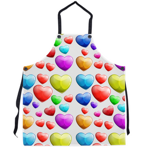 Colorful Hearts Aprons