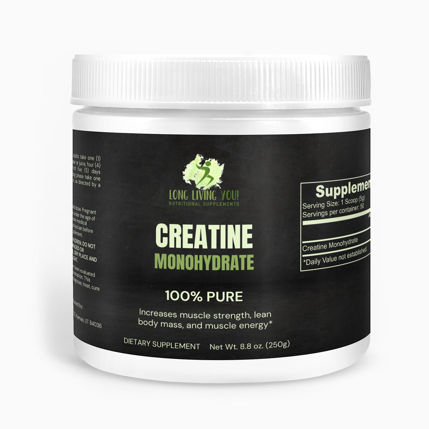 Creatine Monohydrate 50 Servings