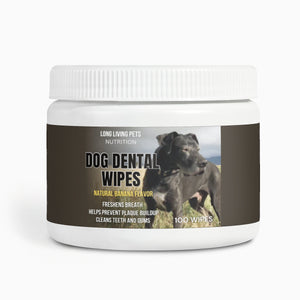 Dog Dental Wipes | All Natural Ingredients | Banana Flavor