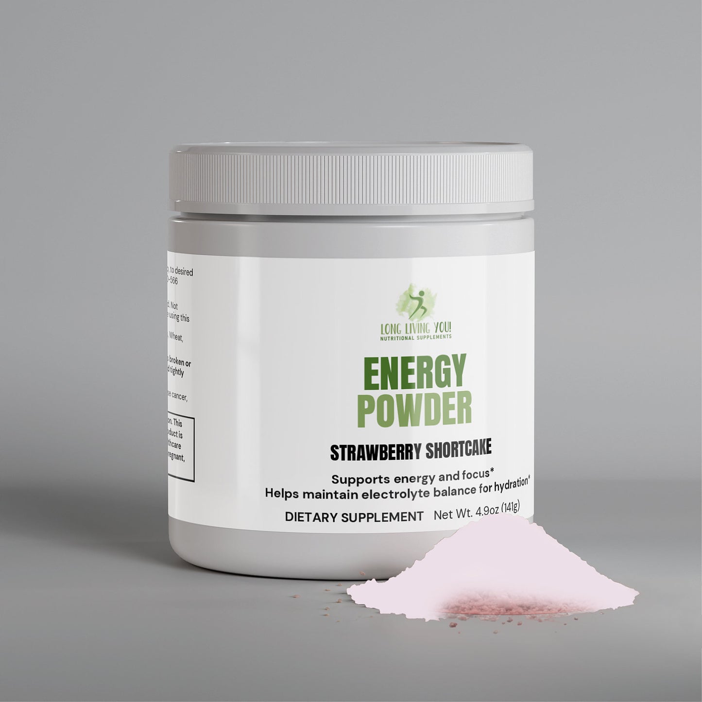 Energy Powder (Strawberry Shortcake)