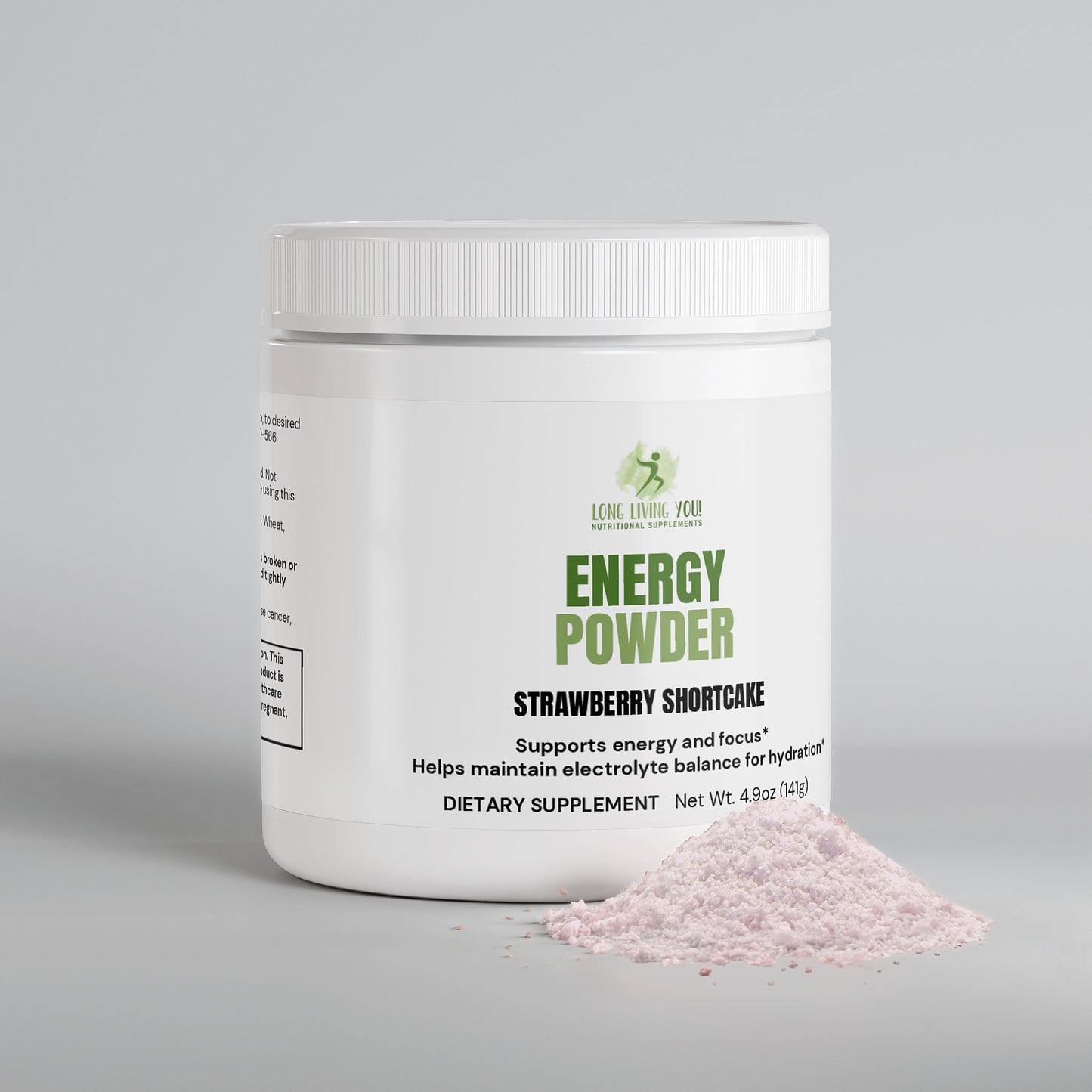 Energy Powder (Strawberry Shortcake)