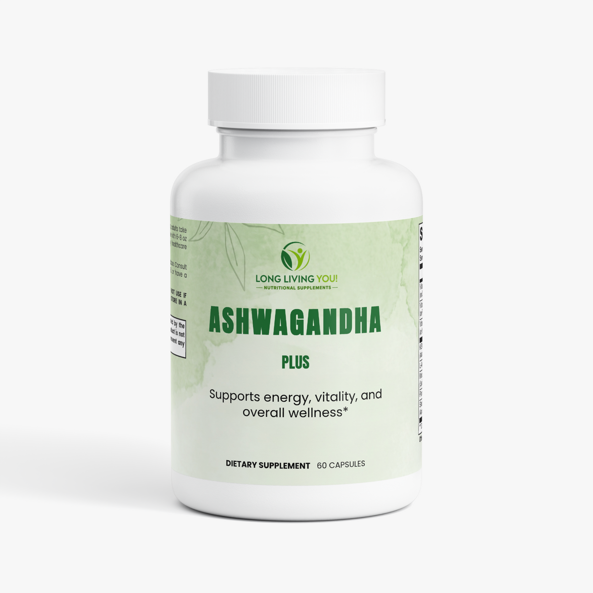 Ashwagandha Plus | with  Vitamin D3, B6, B12,  + More