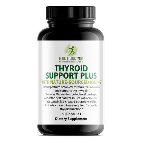 Thyroid Support 9x with Marine Sourced Iodine - Made in USA