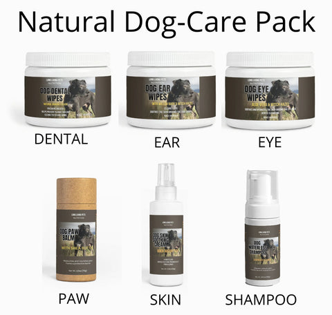 Image of Dog Care Pack | All Natural Products for Teeth, Skin, Eyes, Ears and Paws