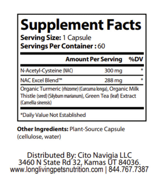 NAC Plus - Turmeric, Milk Thistle and Green Tea