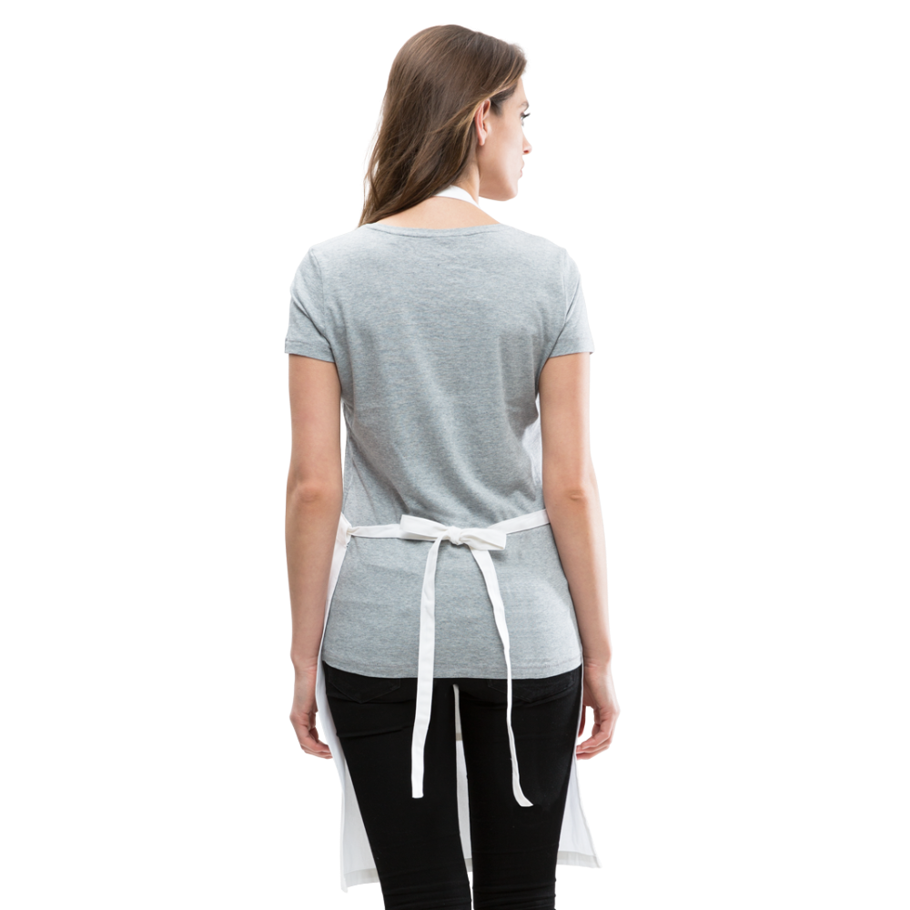 The Dog Mother Adjustable Apron - white