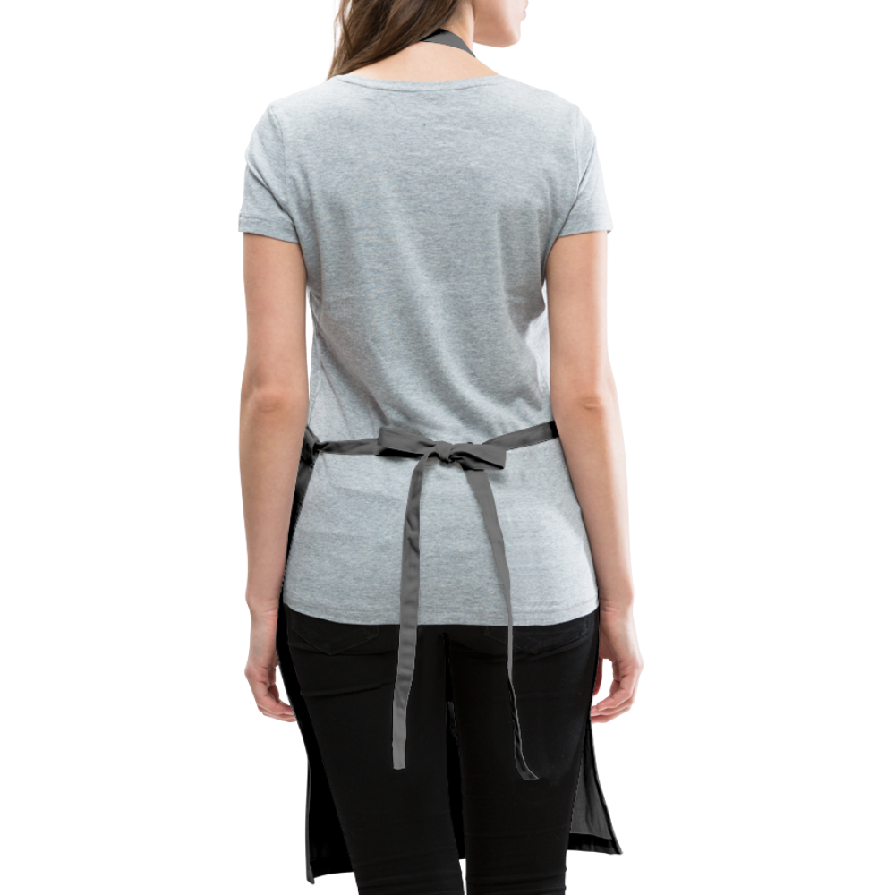 The Dog Mother Adjustable Apron - charcoal