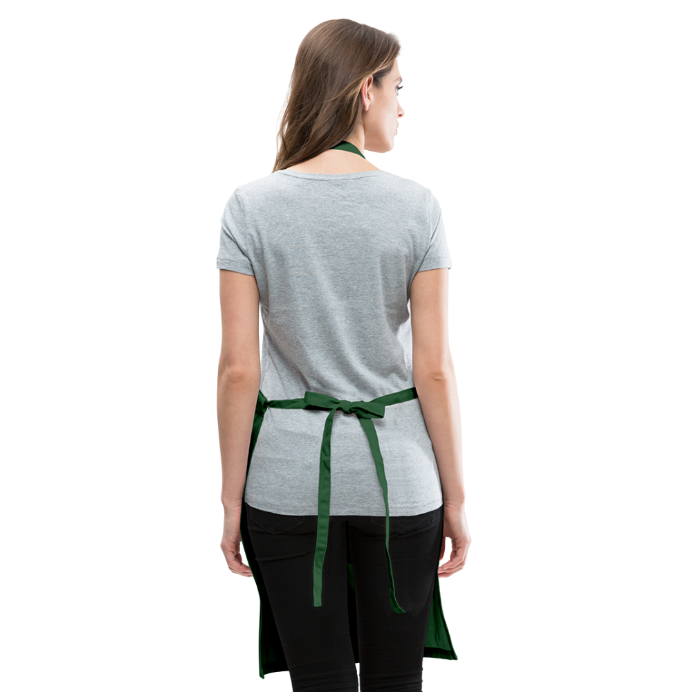 The Dog Mother Adjustable Apron - forest green