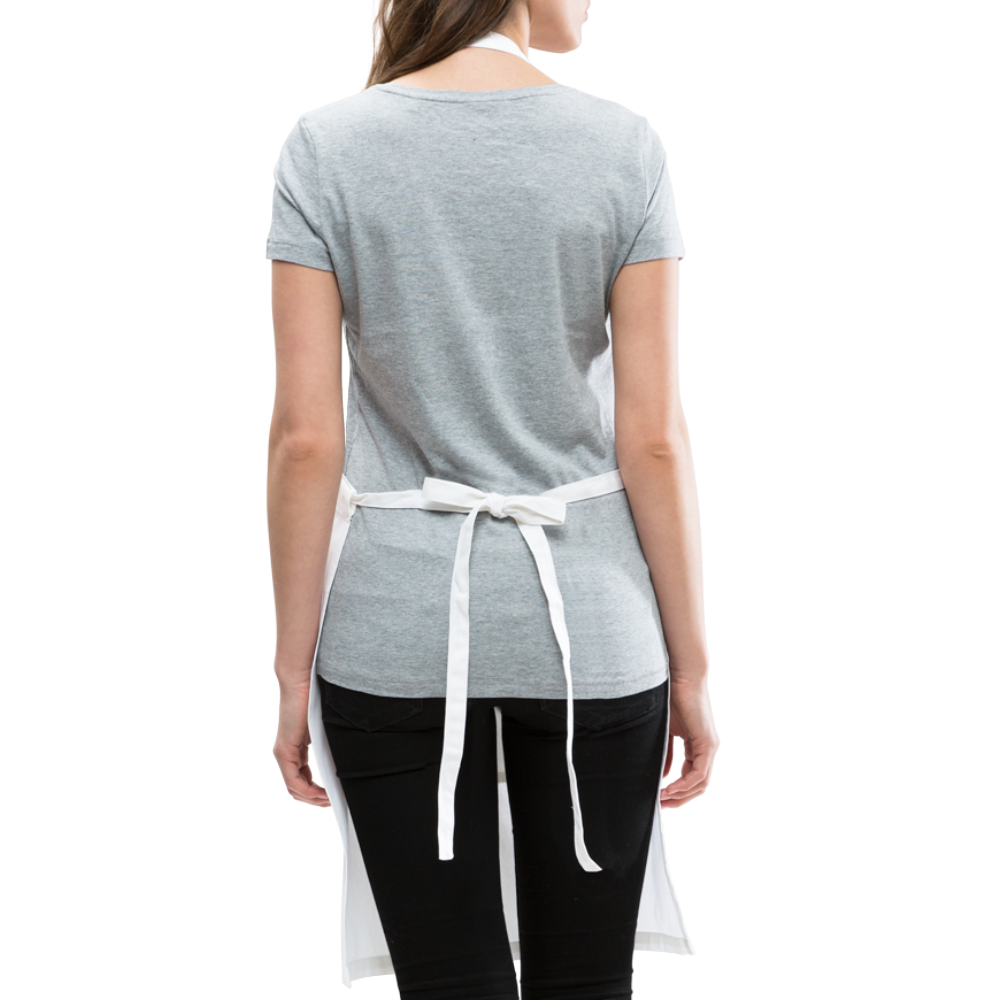 The Dog Mother Adjustable Apron - white