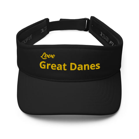 Image of Love Great Danes Visor