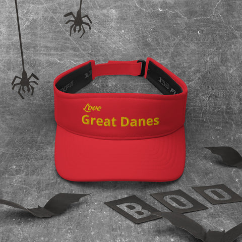 Image of Love Great Danes Visor