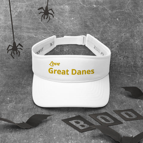 Image of Love Great Danes Visor