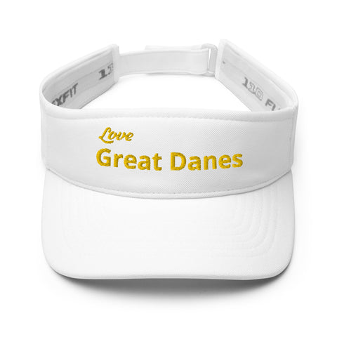 Image of Love Great Danes Visor