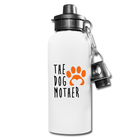 The Dog Mother Water Bottle - white