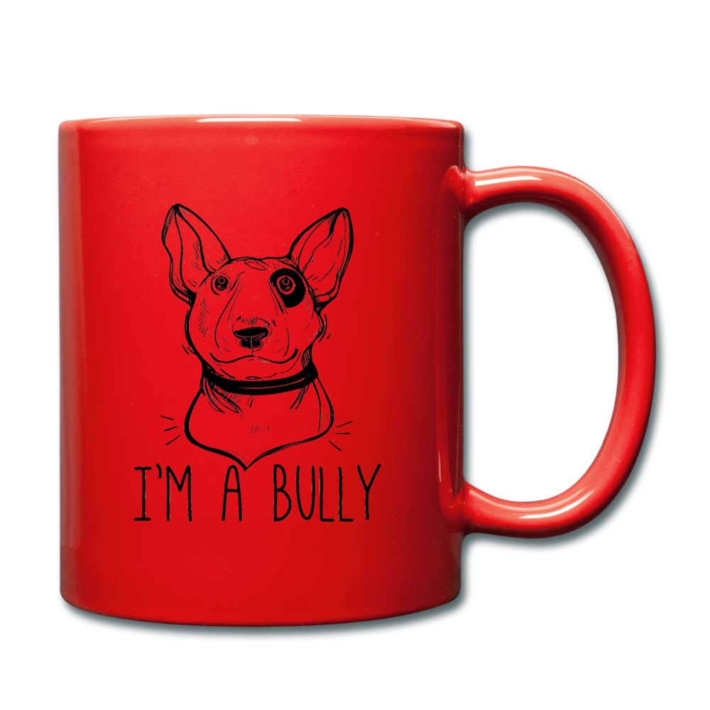 I'm a Bully Mug Great Gift fo Bully Lovers - red