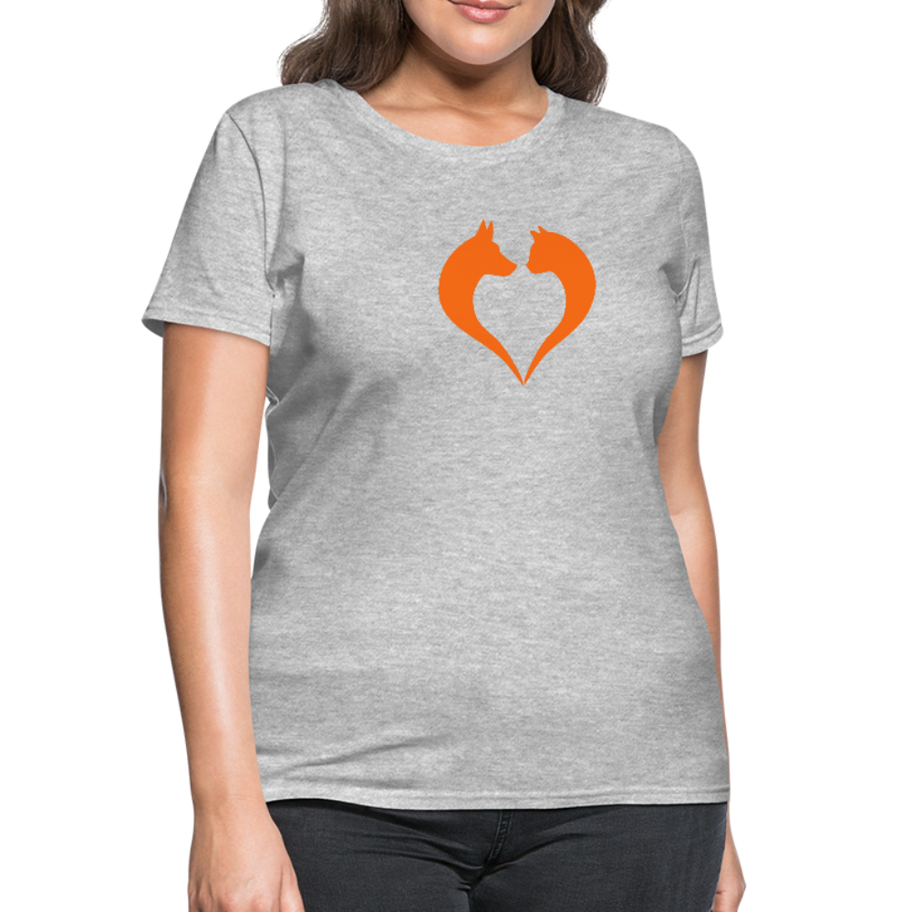 I love dogs and cats Women's T-Shirt - heather gray