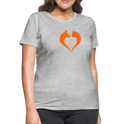 Image of I love dogs and cats Women's T-Shirt - heather gray