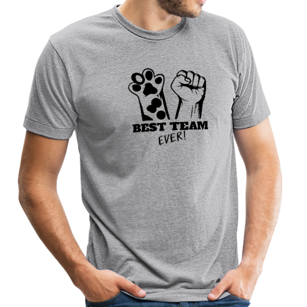 Beast Feeding Ever Unisex Tri-Blend T-Shirt - heather gray