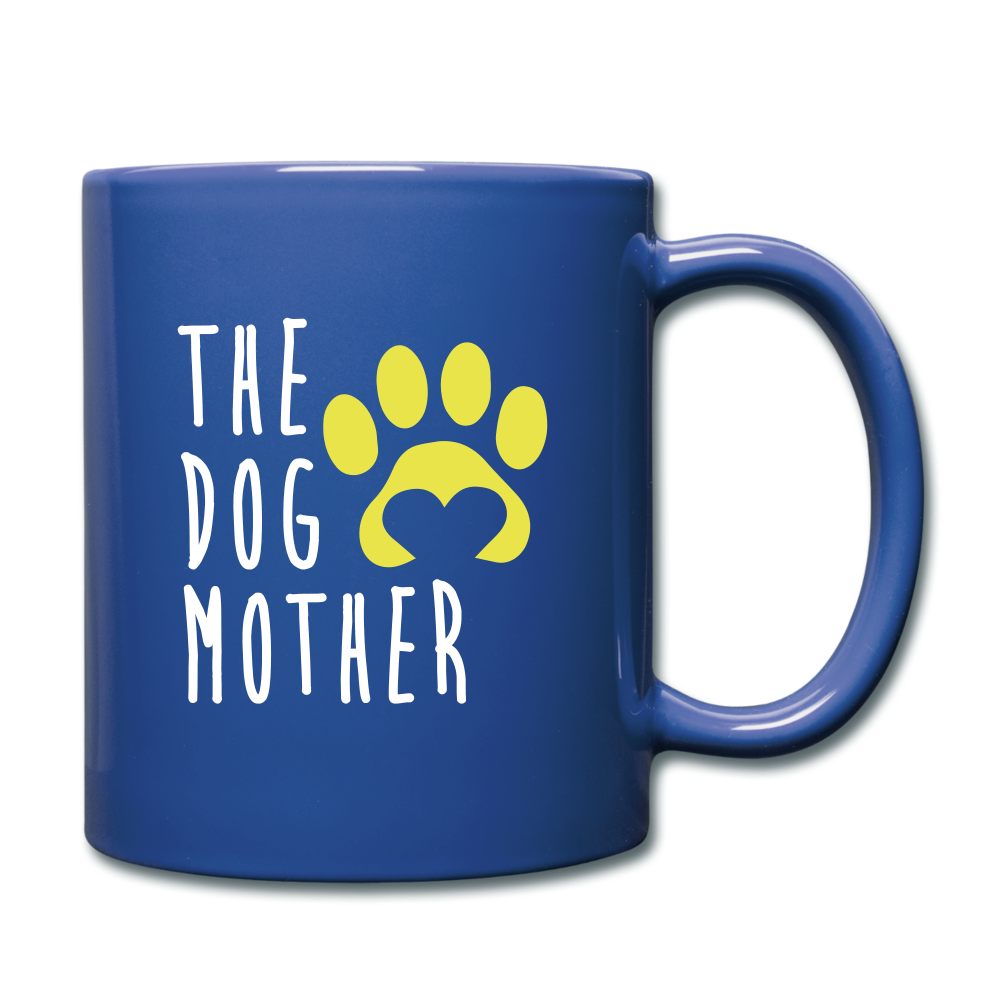 The Dog Mother Full Color Mug - royal blue