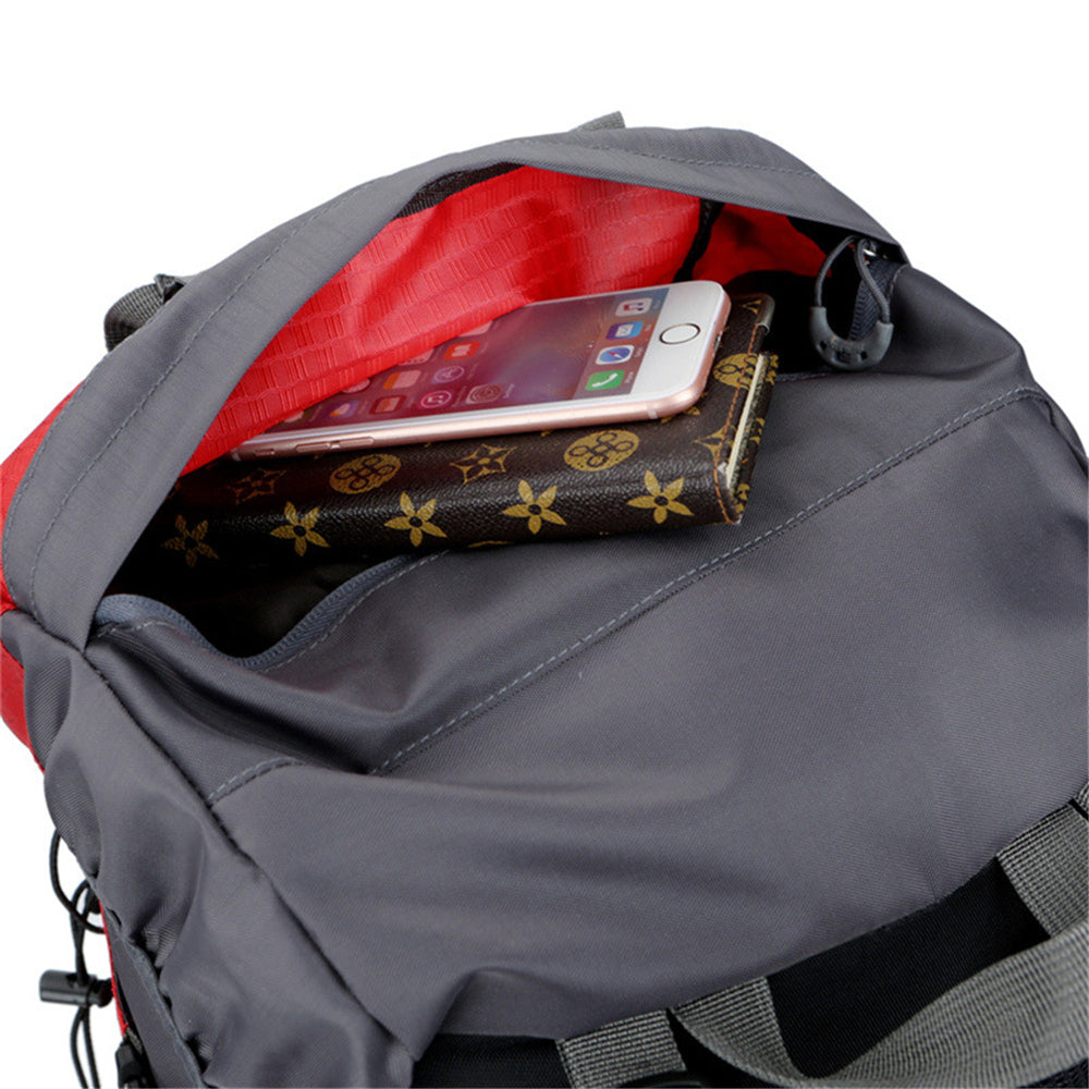 Outdoor Backpack with Rain Cover - 60L - Light Weight - Water Resistant - Comfortable