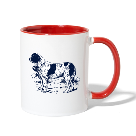 Image of Contrast Coffee Mug - white/red