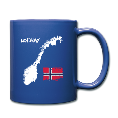 I love Norway Full Color Mug - royal blue
