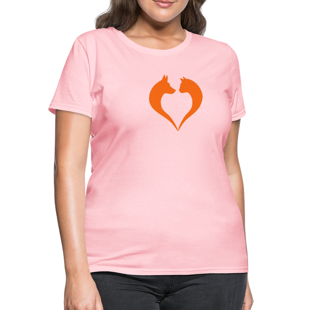 I love dogs and cats Women's T-Shirt - pink