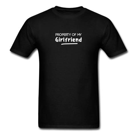 Image of Property of my girlfriend Men's T-Shirt - black