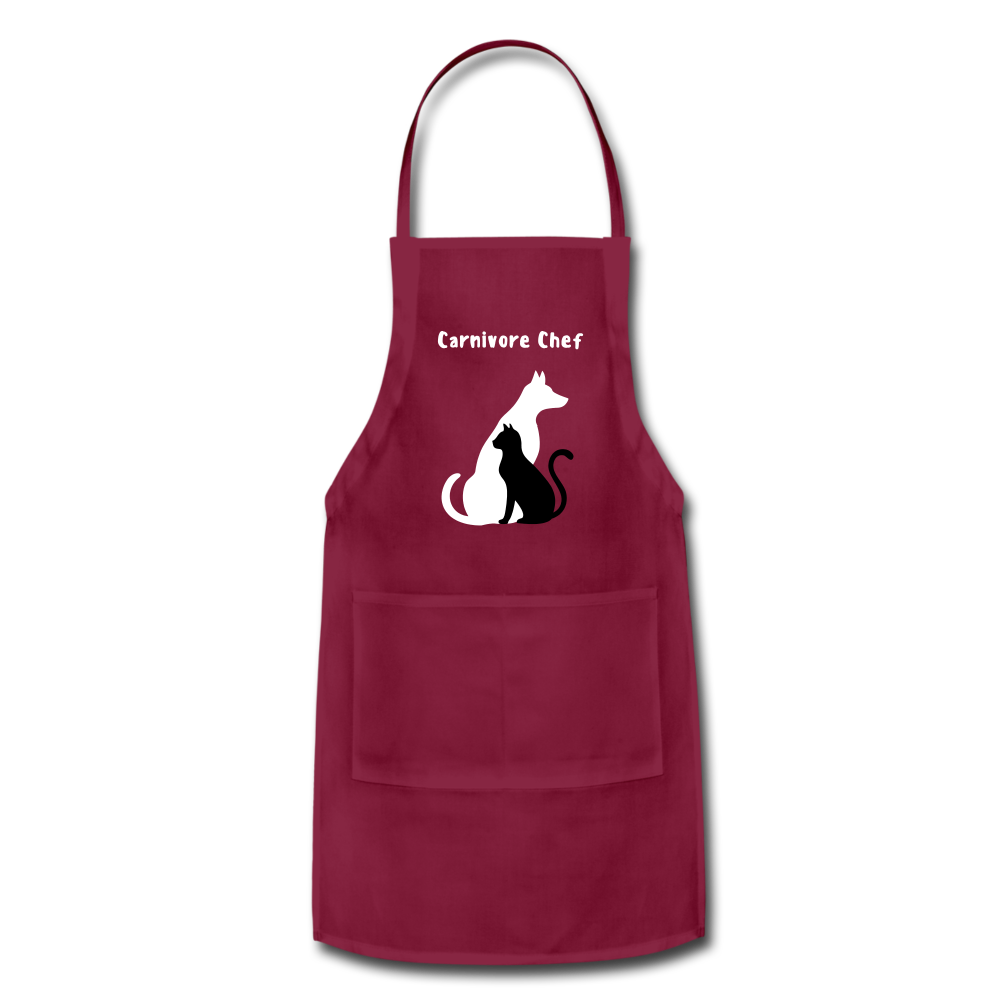 Adjustable Apron - burgundy