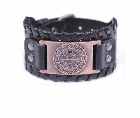 Image of Wiccan Compass Viking Bracelet