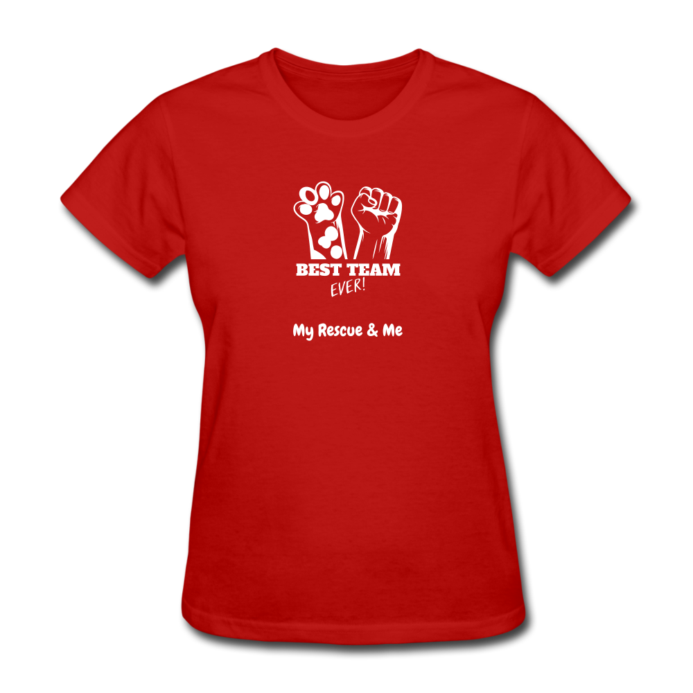 Beast Team Ever - My Rescue and Me - Women's T-Shirt - red