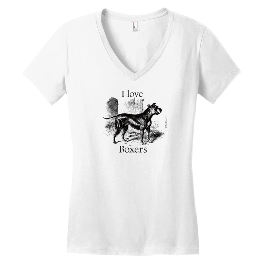 I love Boxers T-Shirts with Vintage Drawing, perfect gift for Mother's day.