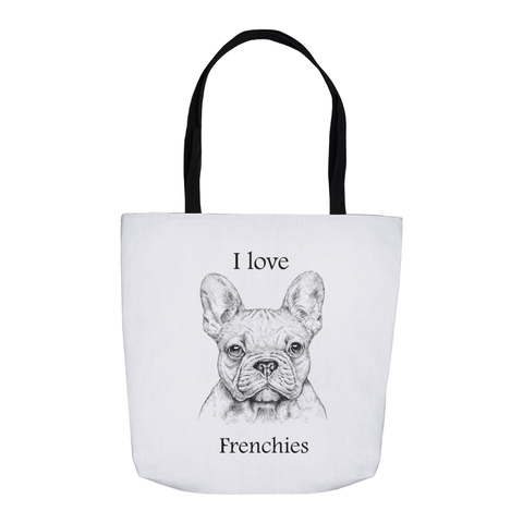 Image of I love Frenchies Tote Bag