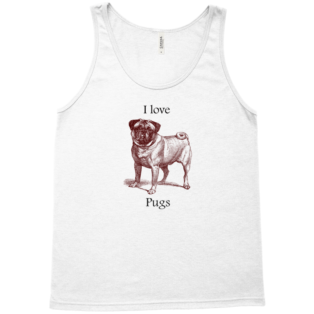 I love Pugs Tank Tops (unisex)