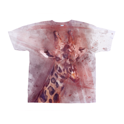 Image of Stunning Giraffe and Lion shirt All-Over Print T-Shirts