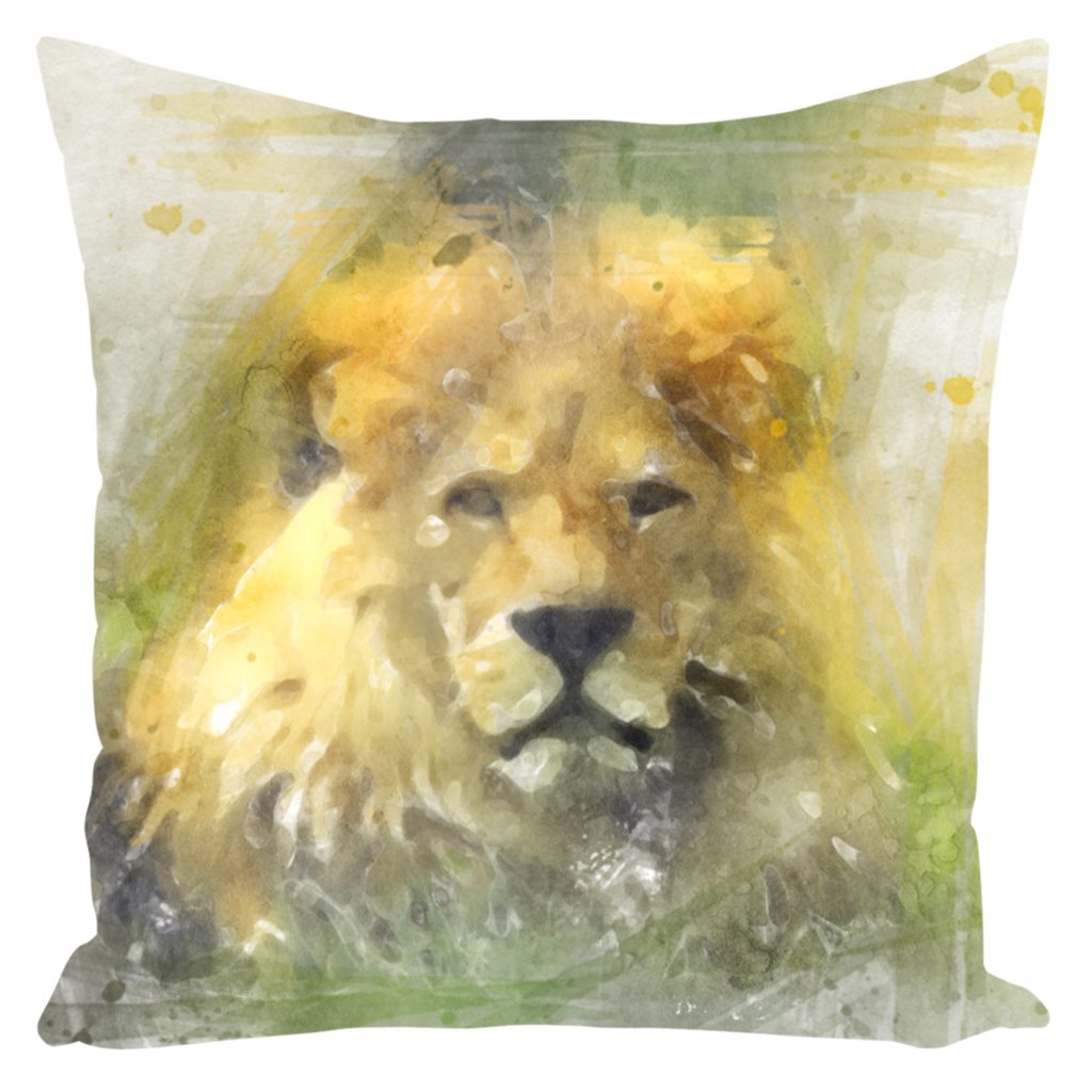 Lion and Giraffe Pillows Throw Pillows