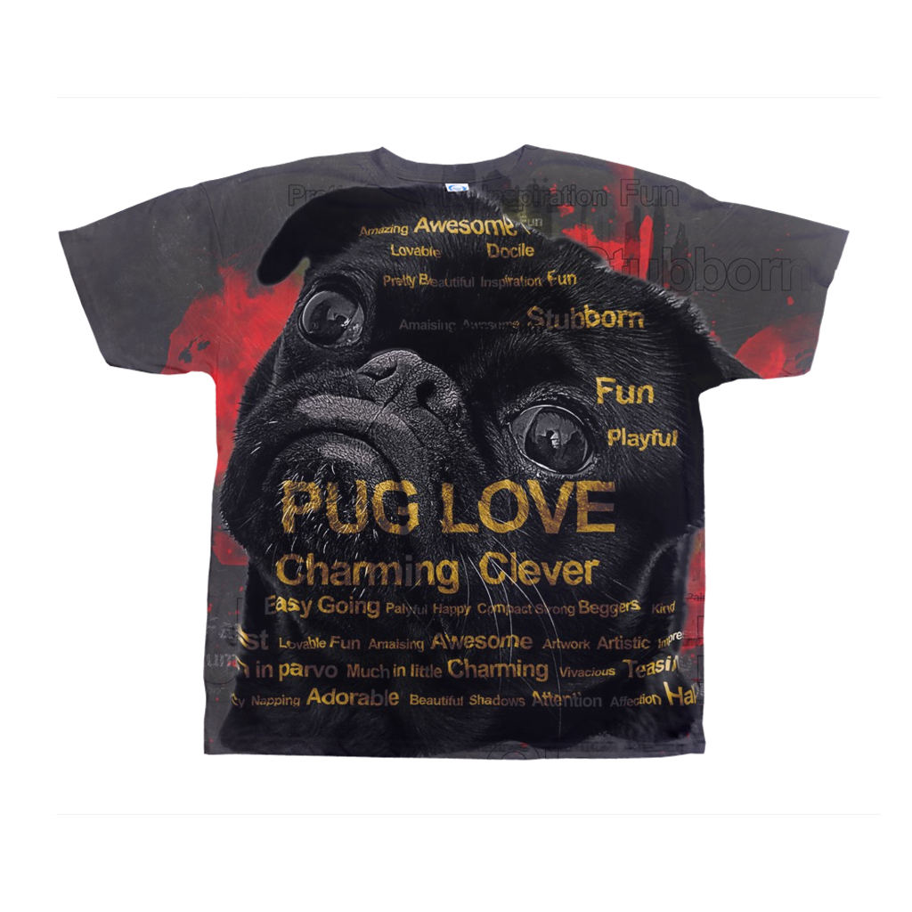 Pug Lovers Shirt All-Over Print T-Shirts