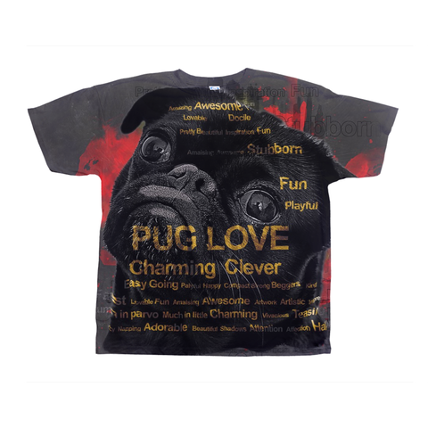 Image of Pug Lovers Shirt All-Over Print T-Shirts