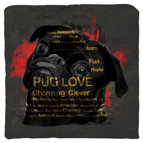 Image of Pug Throw Pillows