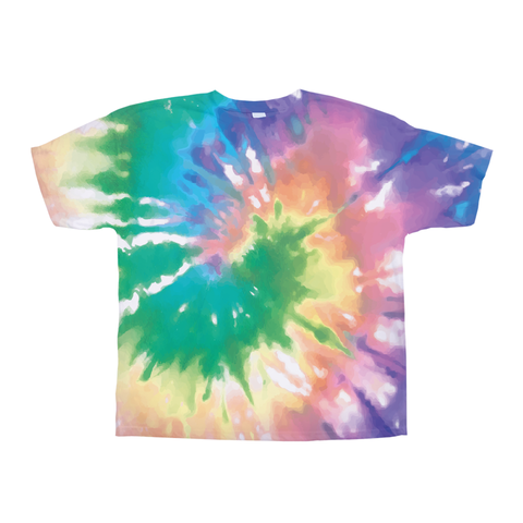 Image of Hippie/ Pastel Rainbow/ Tie Dye T-shirt.