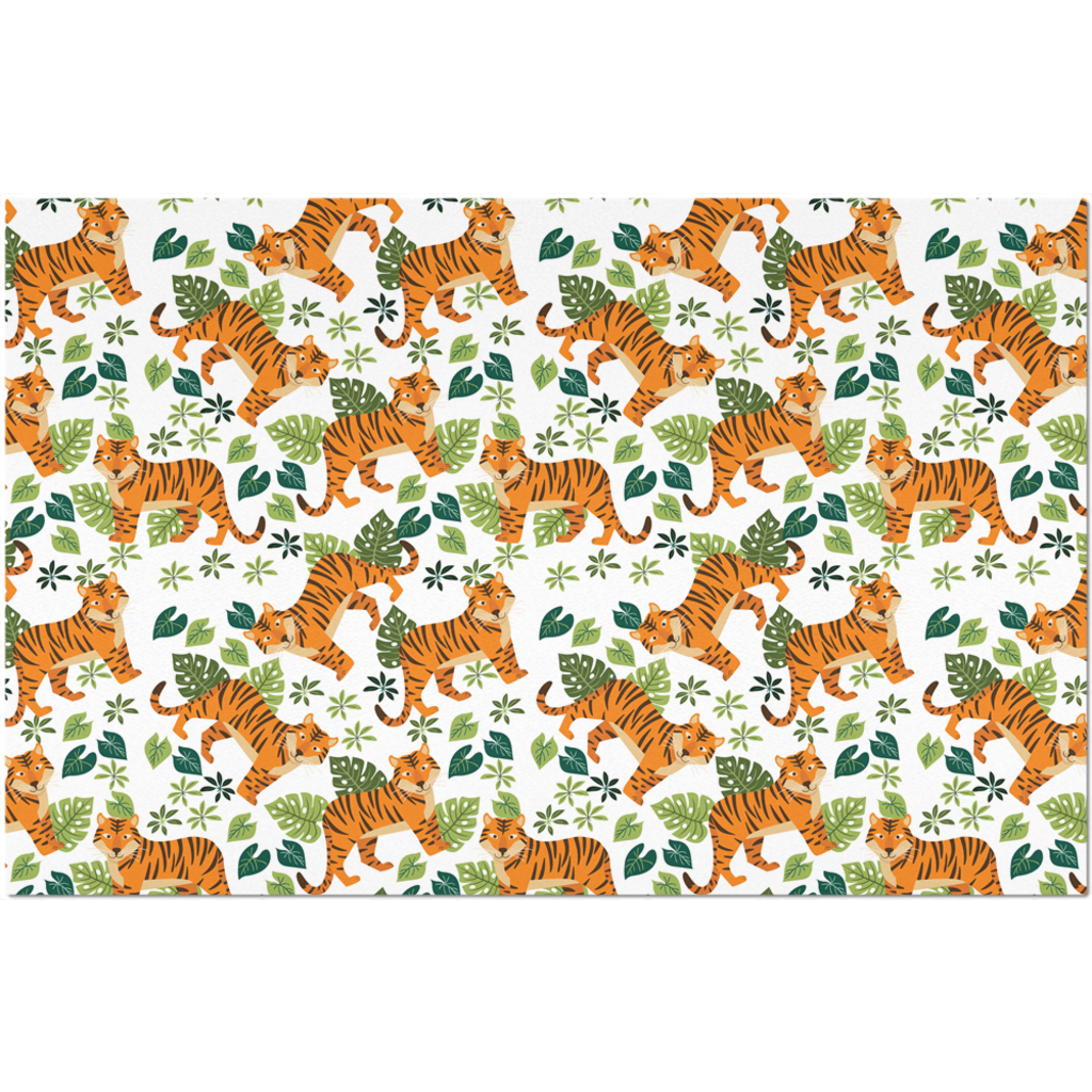Placemat with Tiger Design